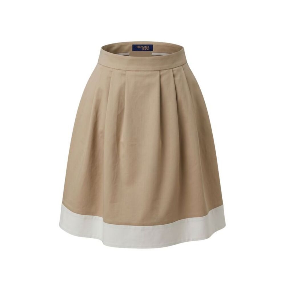 Trussardi Jeans Beige Cotton Women Women's Skirt